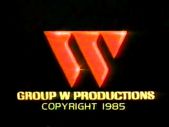 Group W Productions "Flashing W" (With Copyright Info Variant, 1985)