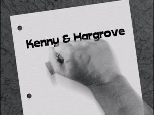 Kenny and Hargrove logo being stamped.