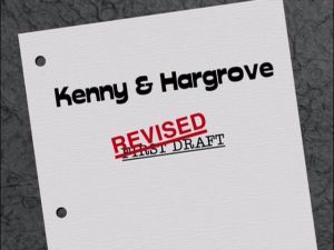 Kenny and Hargrove logo, post-stamping.